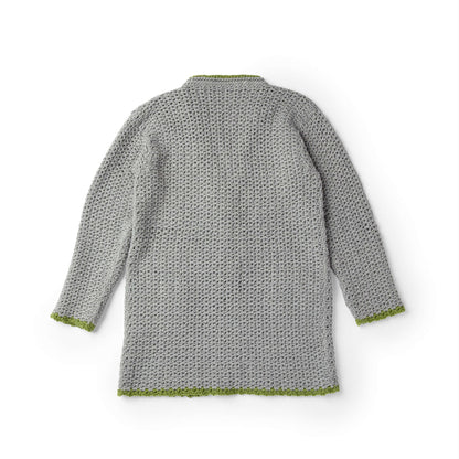 Red Heart Sweet Detail Crochet Cardigan L