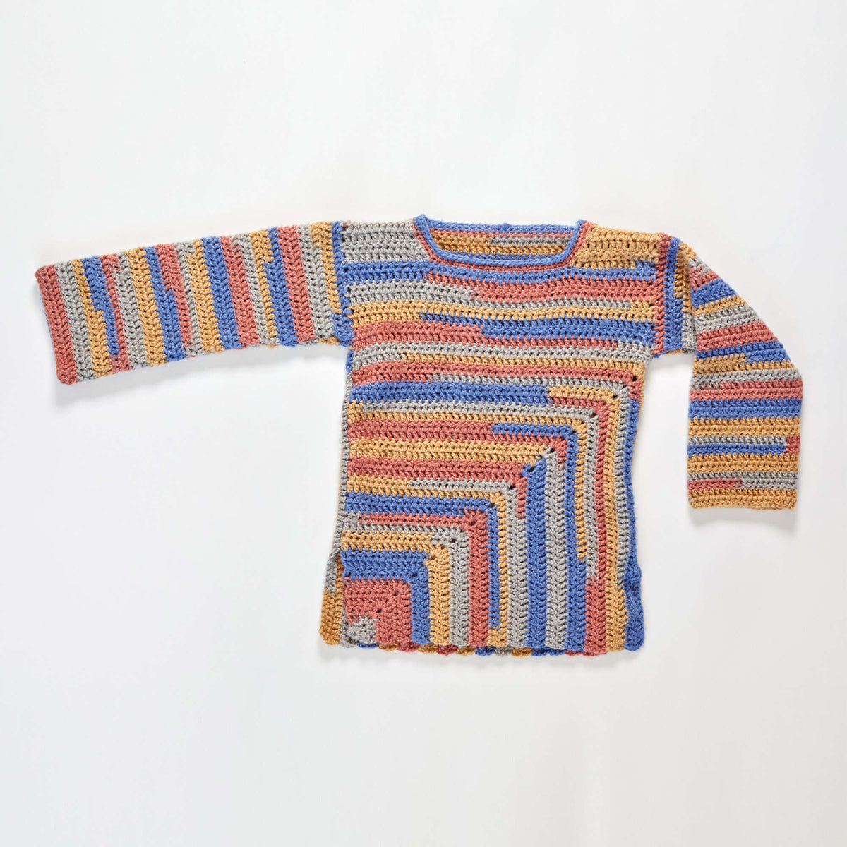 Crochet Tunic made in Red Heart Dreamy Yarn