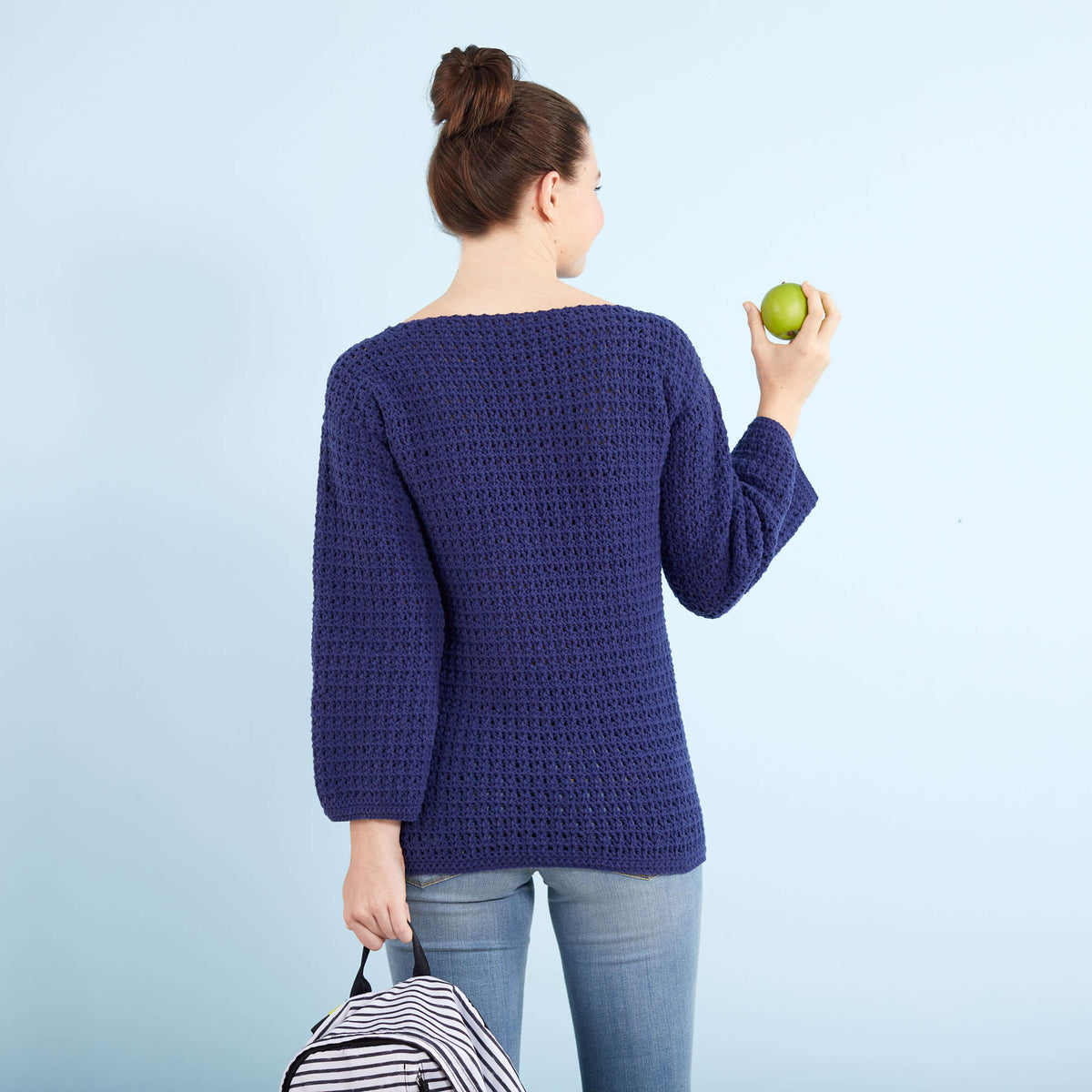 Crochet Tunic made in Red Heart Amore Yarn