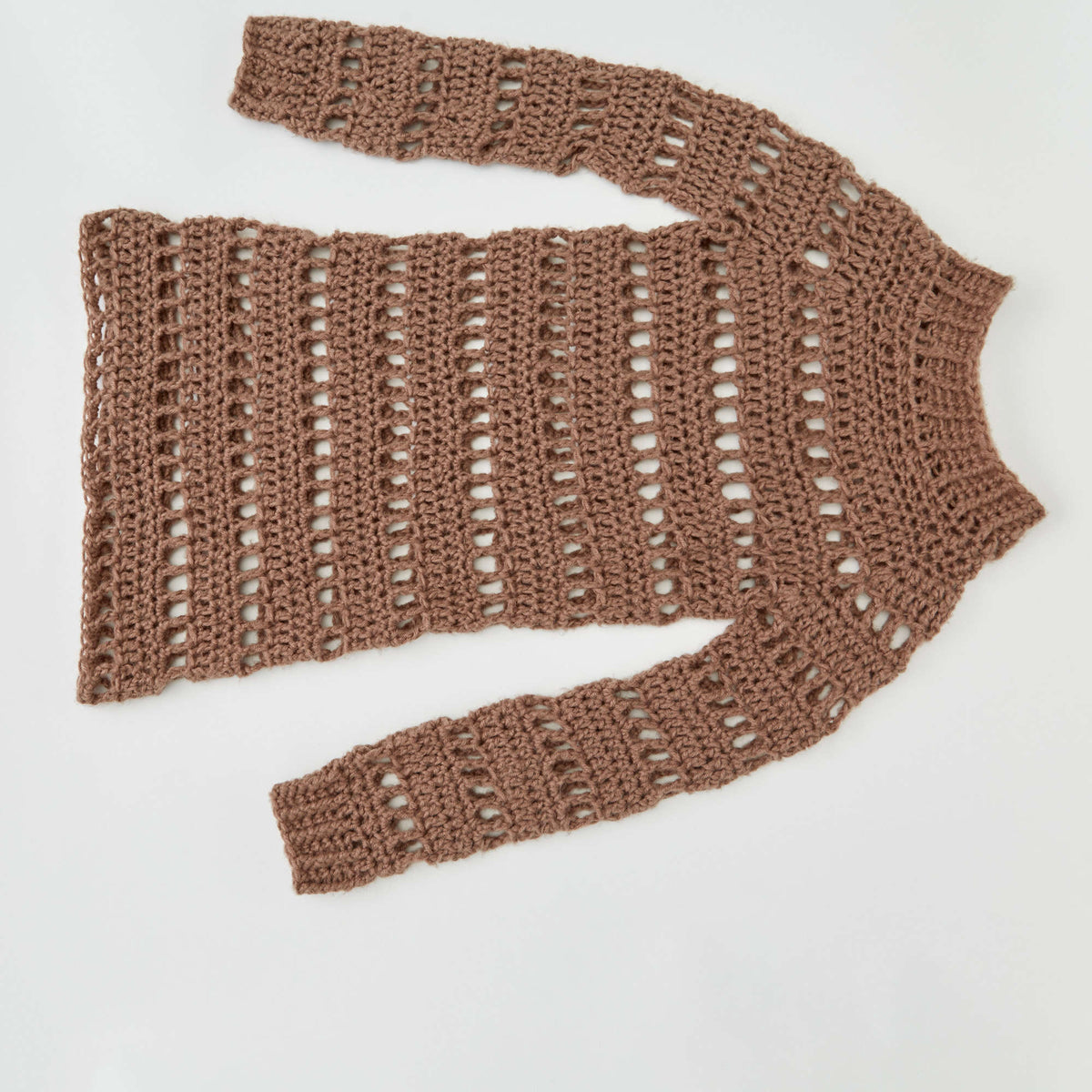 Crochet Tunic made in Red Heart Dreamy Yarn