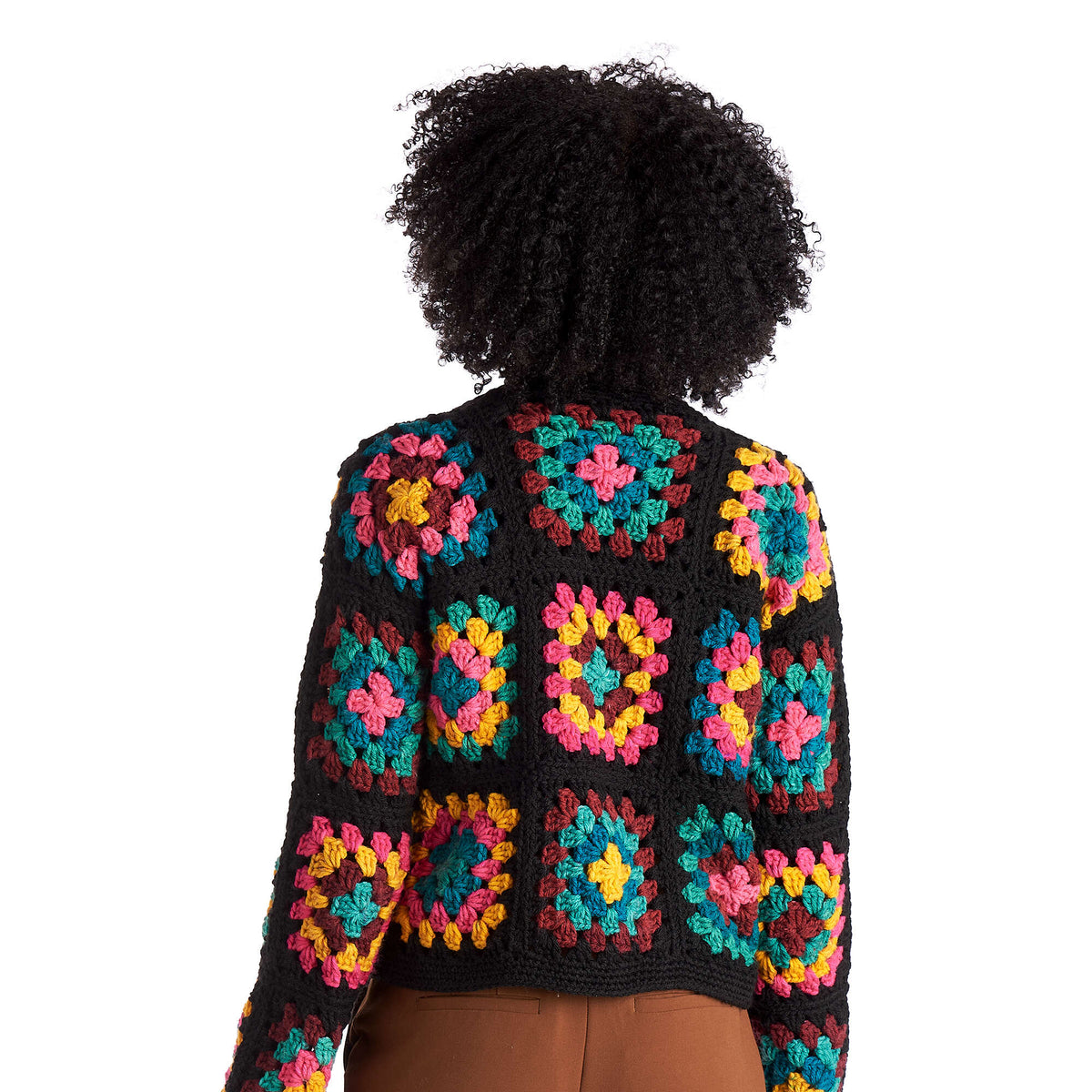 Crochet Jacket made in Red Heart Soft Yarn