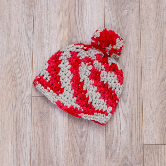 Crochet Scarf made in Red Heart Team Spirit Chunky Yarn