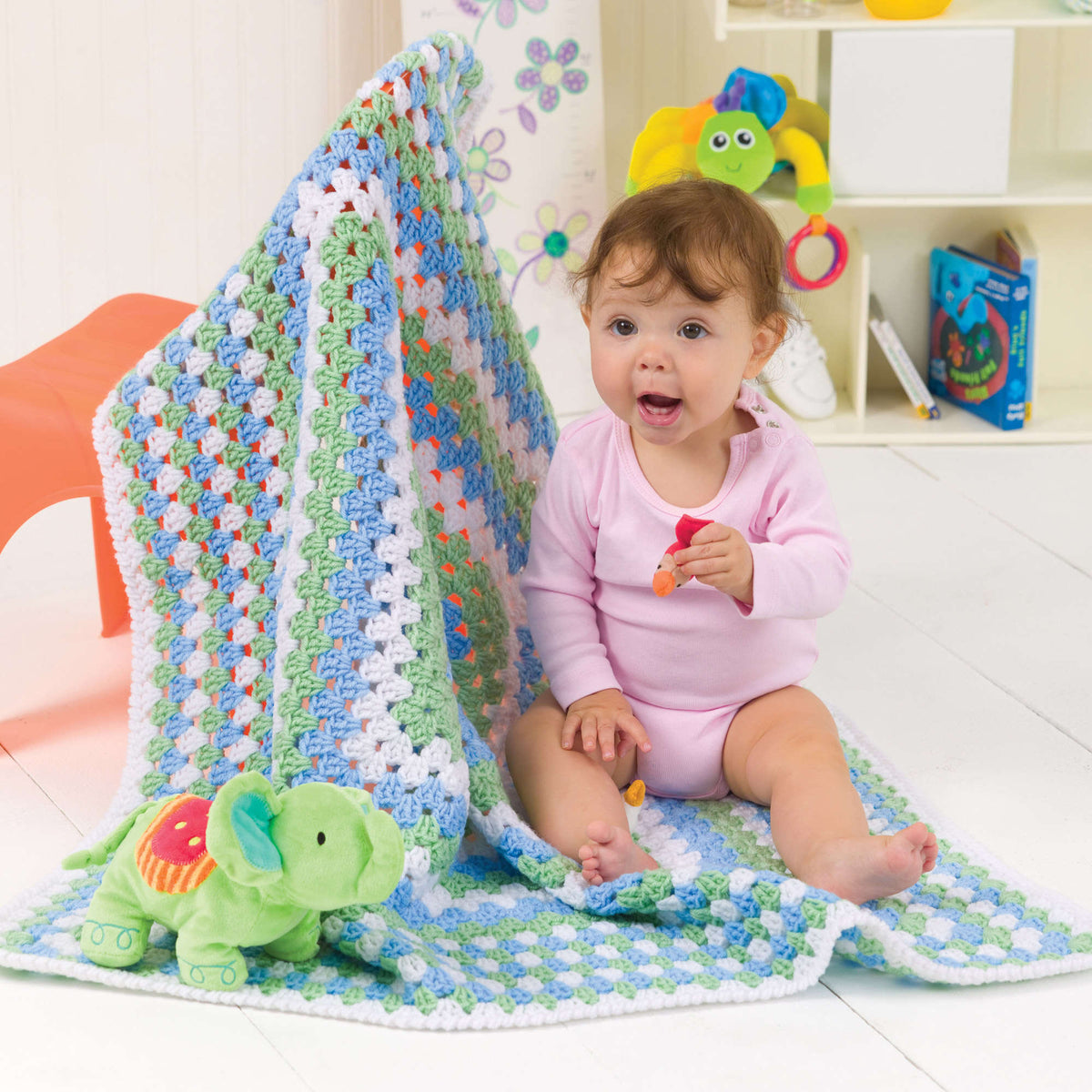 Crochet Blanket made in Red Heart Super Saver Yarn