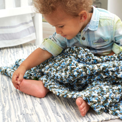 Red Heart Fun-and-Hugs Crochet Blanket Crochet Blanket made in Red Heart Baby Hugs Yarn