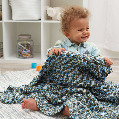Red Heart Fun-and-Hugs Crochet Blanket Crochet Blanket made in Red Heart Baby Hugs Yarn