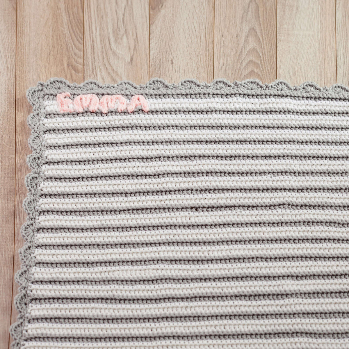 Crochet Blanket made in Red Heart Baby Hugs Medium Yarn