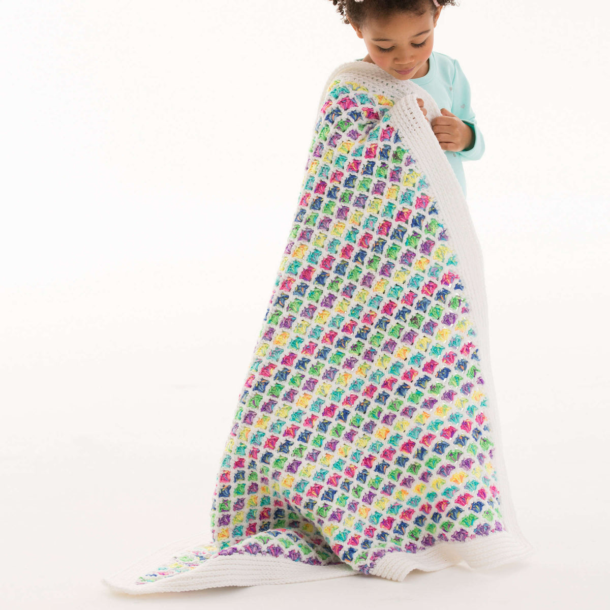 Crochet Blanket made in Red Heart With Love Yarn