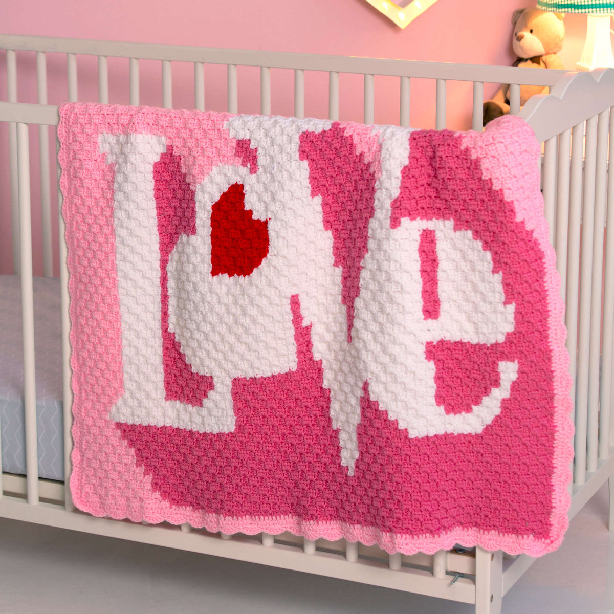 Crochet Blanket made in Red Heart Super Saver Yarn