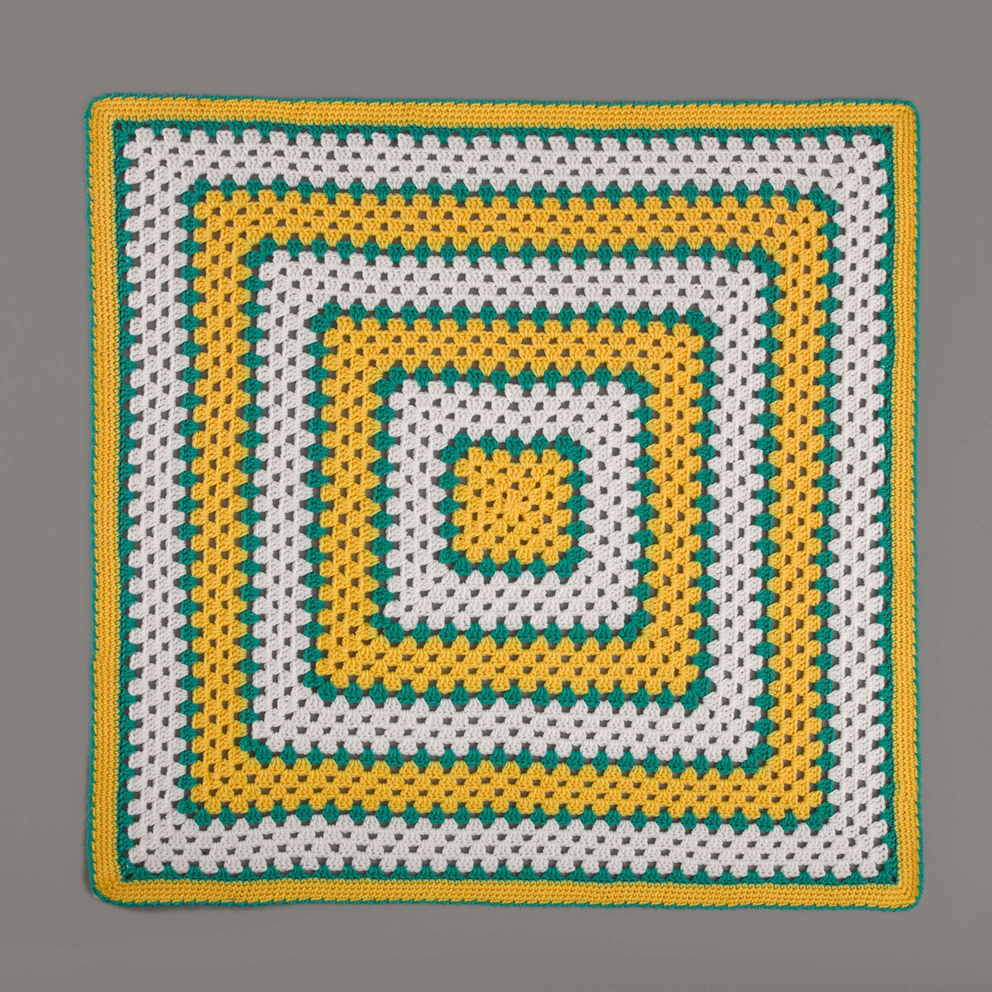 Free Red Heart Makin' Squares Crochet Blanket Pattern