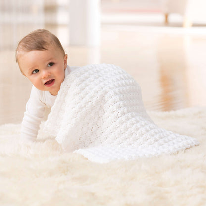Red Heart Crochet Nite-Nite Security Blankie Crochet Blanket made in Red Heart Baby Hugs Medium Yarn