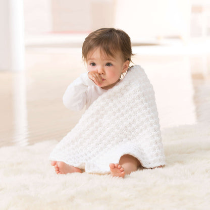 Red Heart So Soft Security Crochet Blanket Crochet Blanket made in Red Heart Baby Hugs Light Yarn