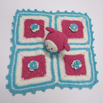 Red Heart Crochet Kitty Love Blankie Crochet Blanket made in Red Heart Cutie Pie Yarn