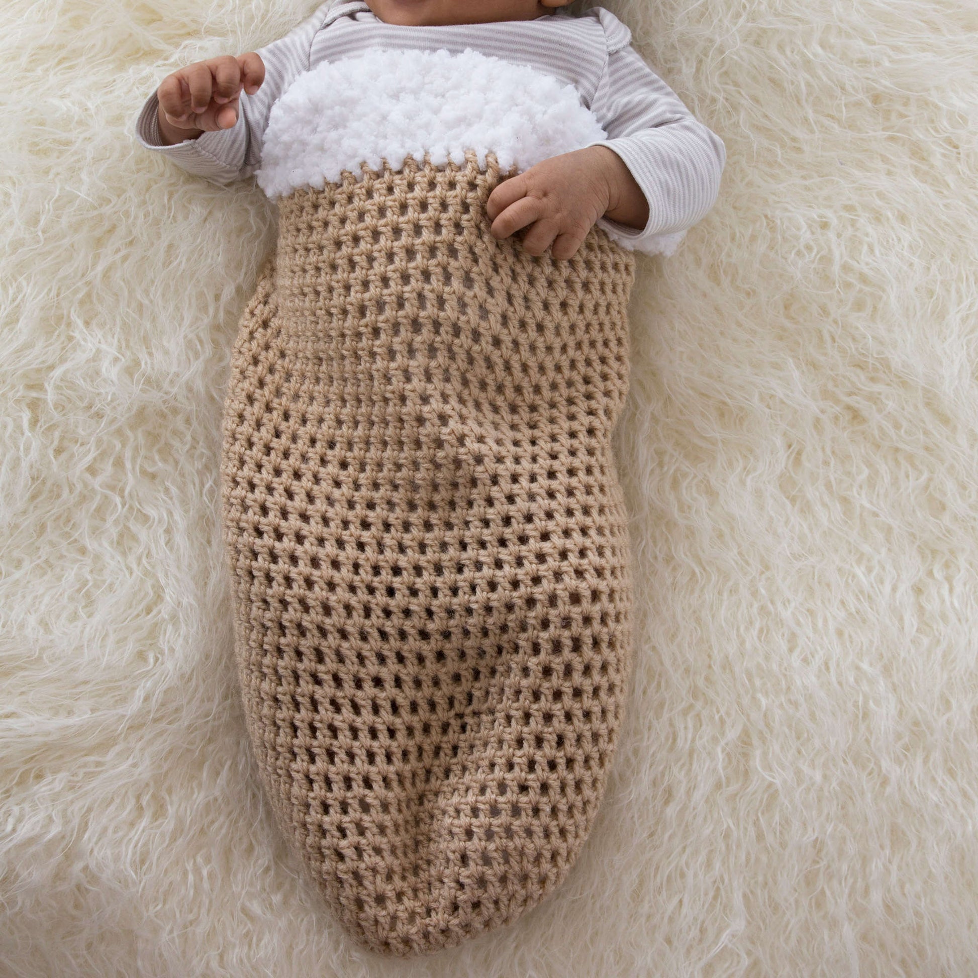 Free Red Heart Crochet Cuddly Cocoon Pattern
