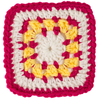 Red Heart Bright Eyes Crochet Baby Blanket Crochet Blanket made in Red Heart With Love Yarn