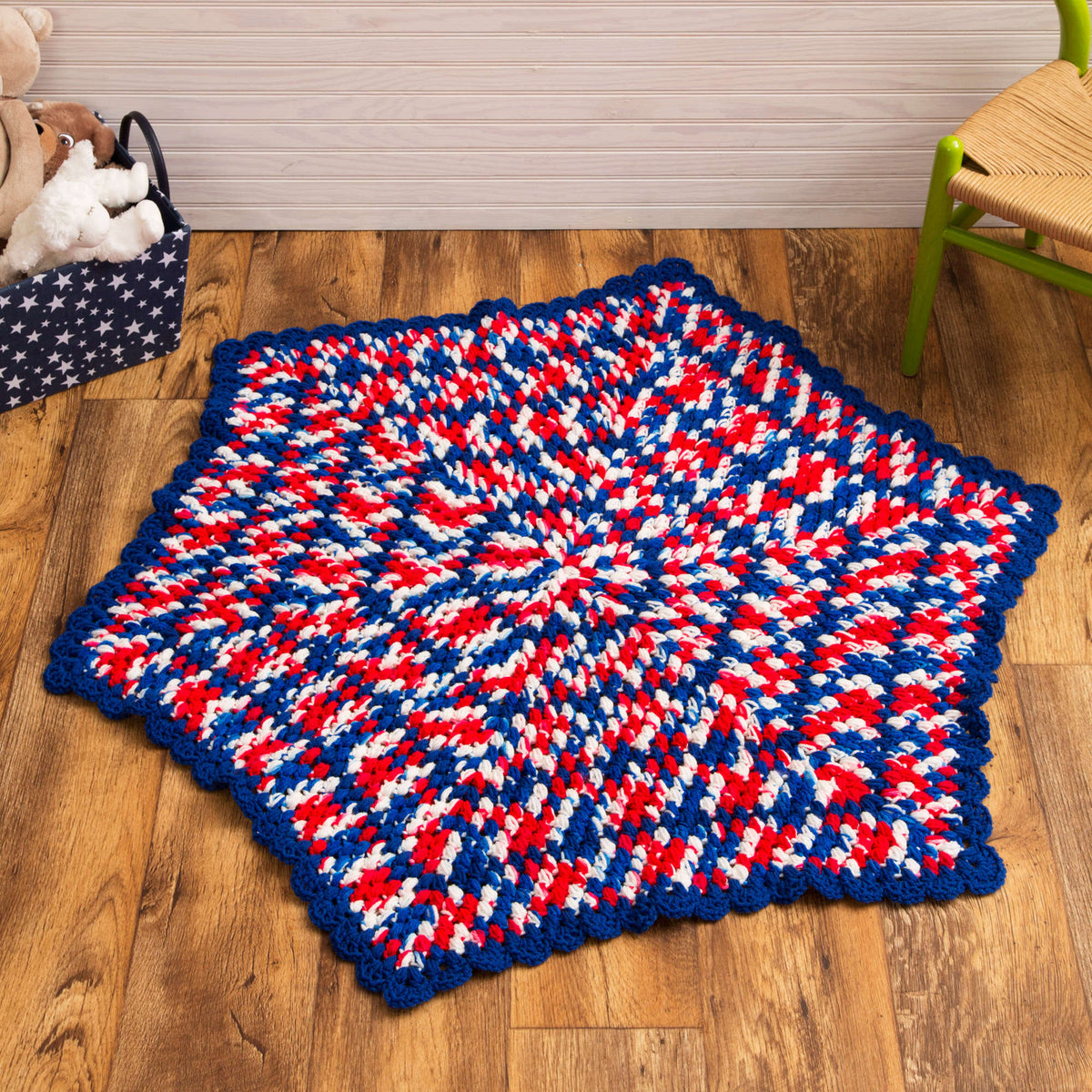 Crochet Blanket made in Red Heart Super Saver Yarn