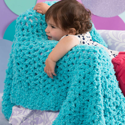 Red Heart Nap Time Crochet Baby Blanket Crochet Blanket made in Red Heart Buttercup Yarn