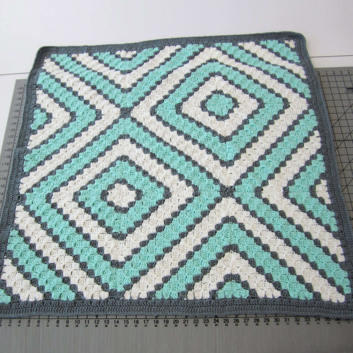 Crochet Blanket made in Red Heart Classic Yarn