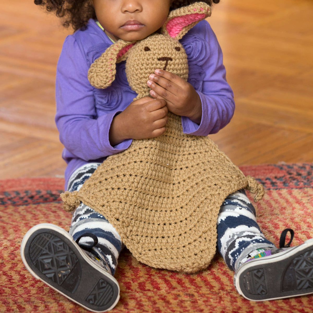Crochet Blanket made in Red Heart With Love Yarn