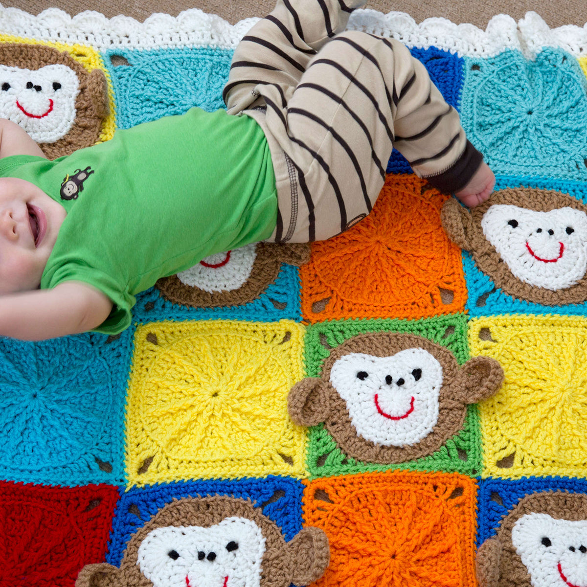 Crochet Blanket made in Red Heart Super Saver Yarn