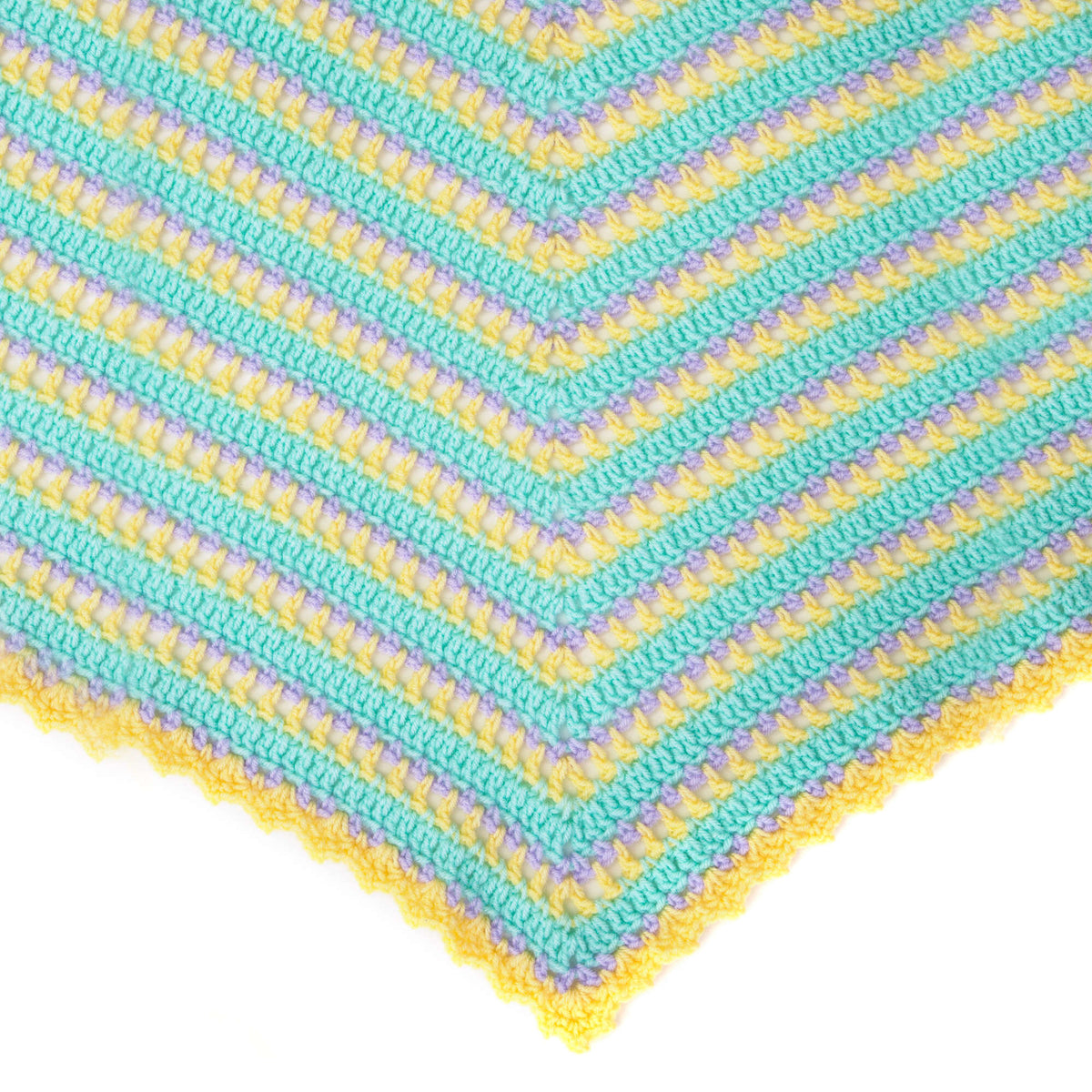 Crochet Blanket made in Red Heart Anne Geddes Baby Yarn