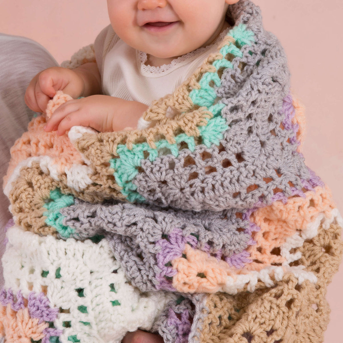 Crochet Blanket made in Red Heart Classic Yarn