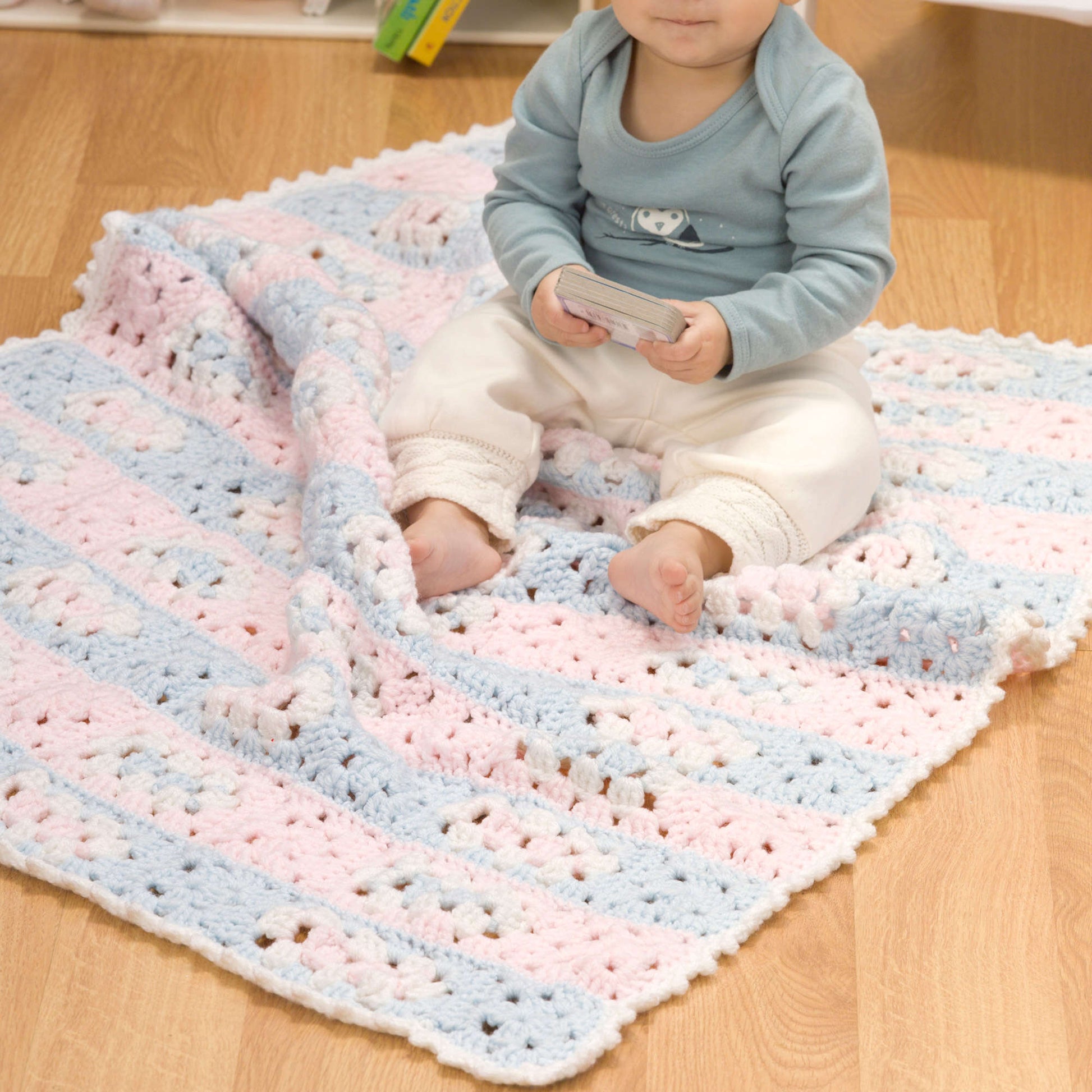 Red Heart Grandma's Favorite Crochet Baby Blanket Yarnspirations