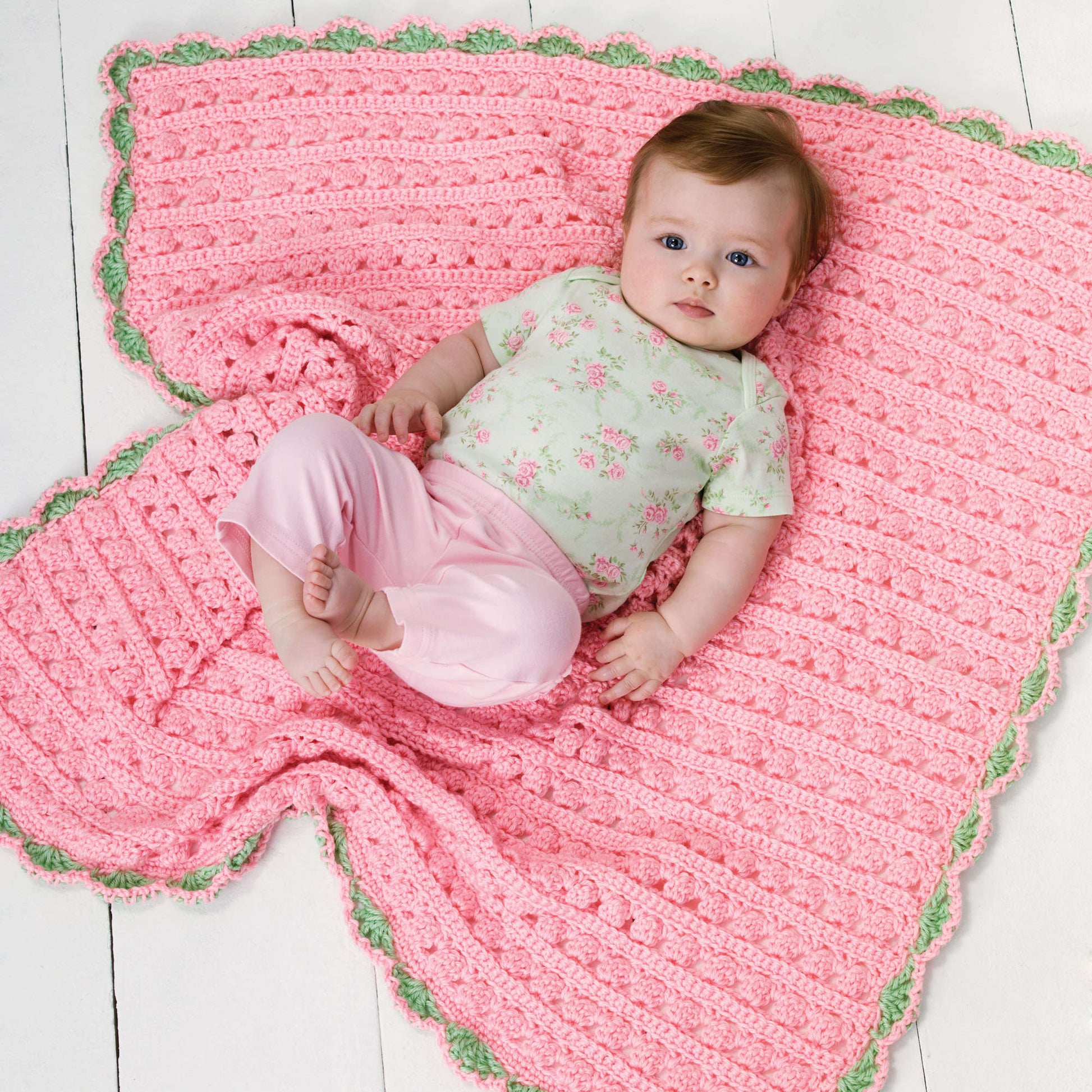 Free Red Heart Cuddle & Coo Crochet Blanket Pattern