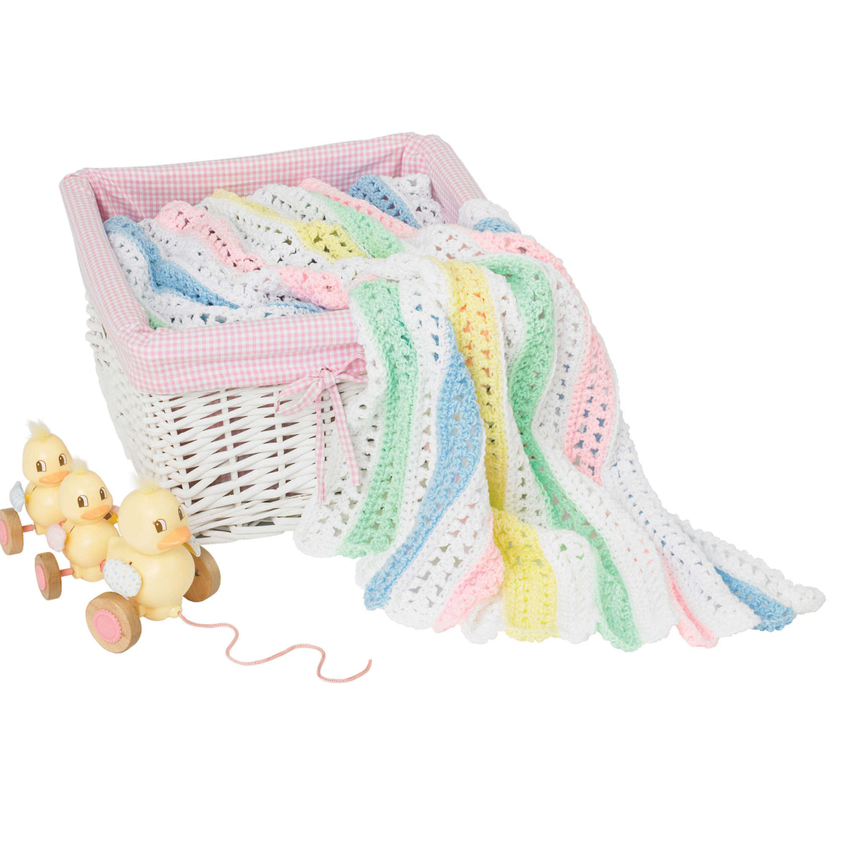 Crochet Blanket made in Red Heart Baby Econo Yarn