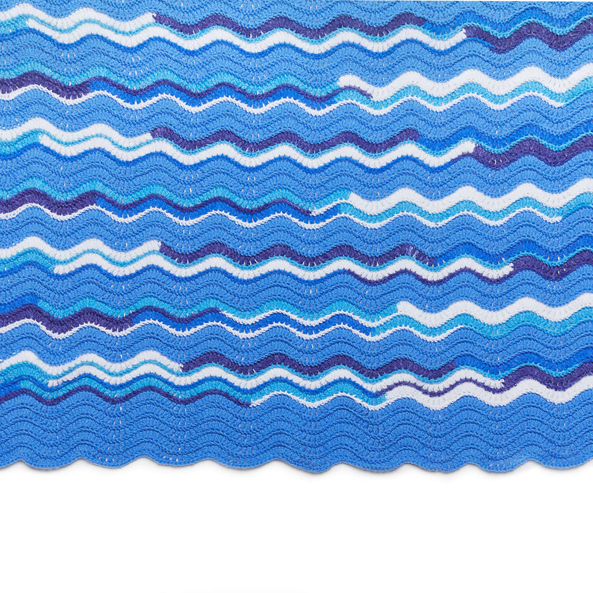 Crochet Blanket made in Red Heart Bunches of Hugs Yarn