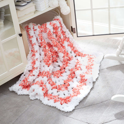 Red Heart Sweet Granny Square Crochet Baby Blanket Crochet Blanket made in Red Heart Bear Hugs Yarn