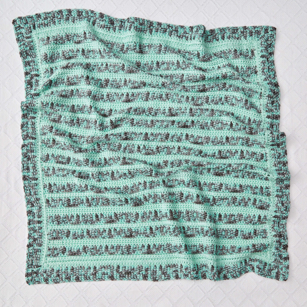 Crochet Blanket made in Red Heart Soft Essentials Yarn