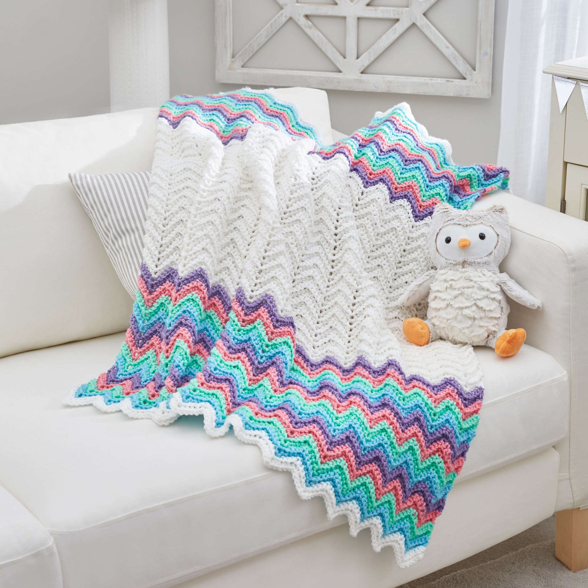 Ripple Stitch Baby Blanket Deals (Crocheted ripple blanket kit