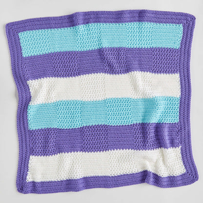 Red Heart Sweet Squares Crochet Baby Blanket Crochet Blanket made in Red Heart Soft Baby Steps Yarn