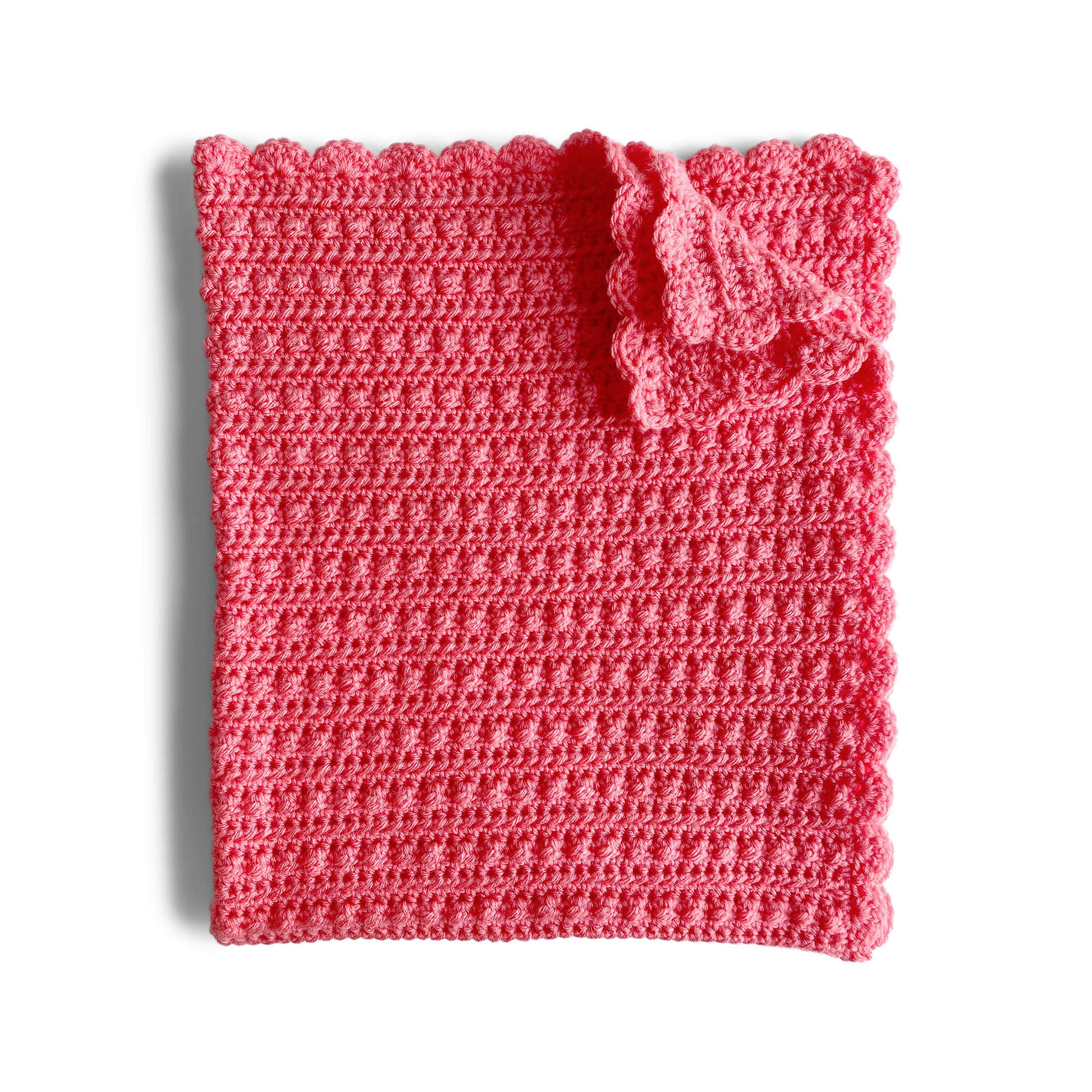 Free Red Heart Crochet Sweet Berries Baby Blanket Pattern