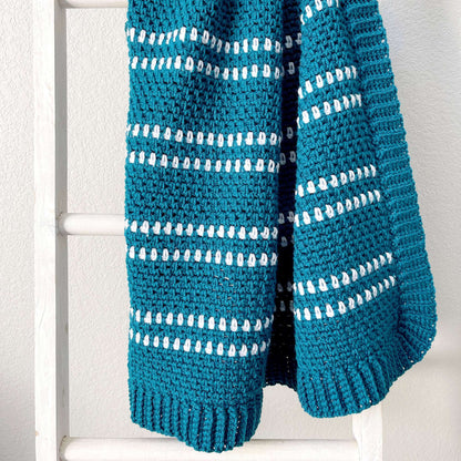 Red Heart Modern Moss Stitch Crochet Baby Blanket Single Size