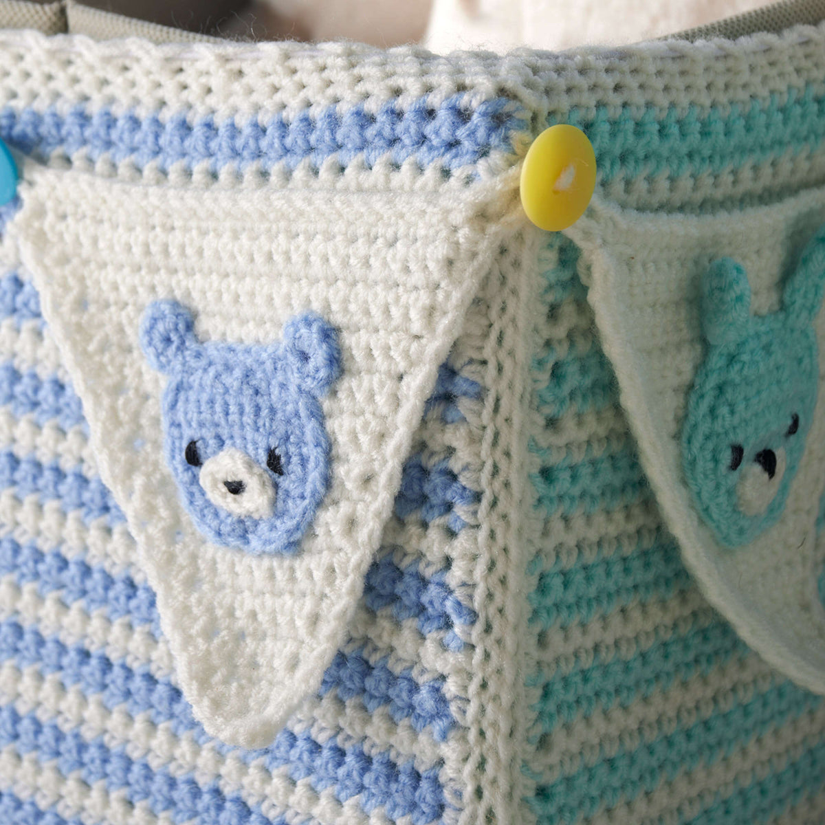 Crochet Cozy made in Red Heart Anne Geddes Baby Yarn