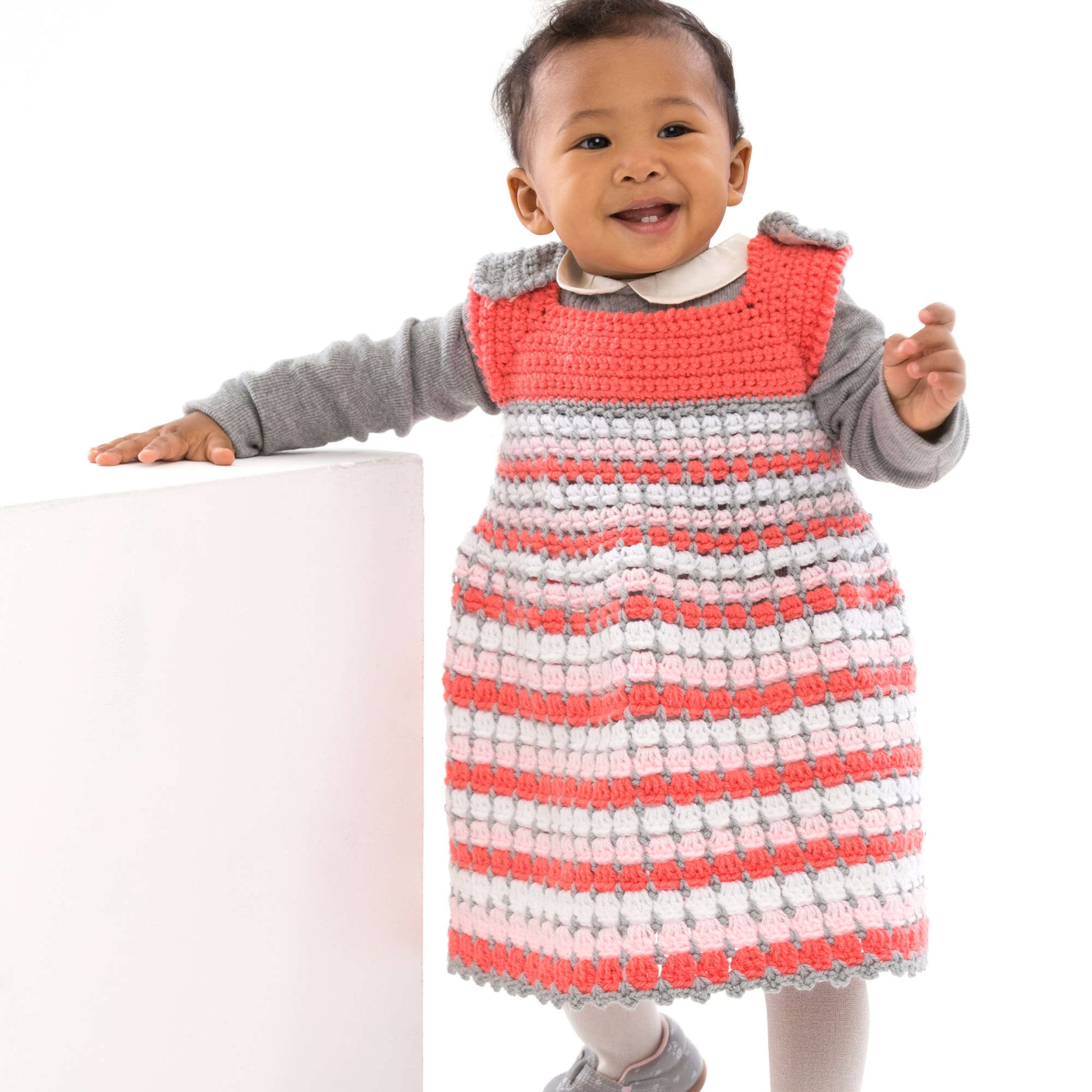 Free Red Heart Artisan Baby Jumper Crochet Pattern