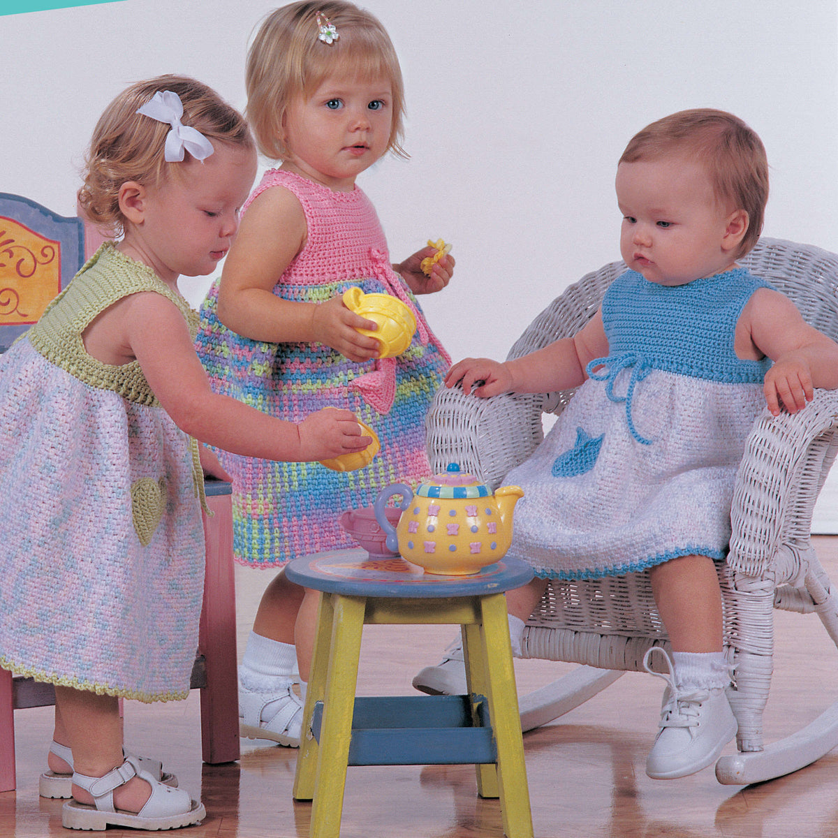 Crochet Dress made in Red Heart Soft Baby Yarn