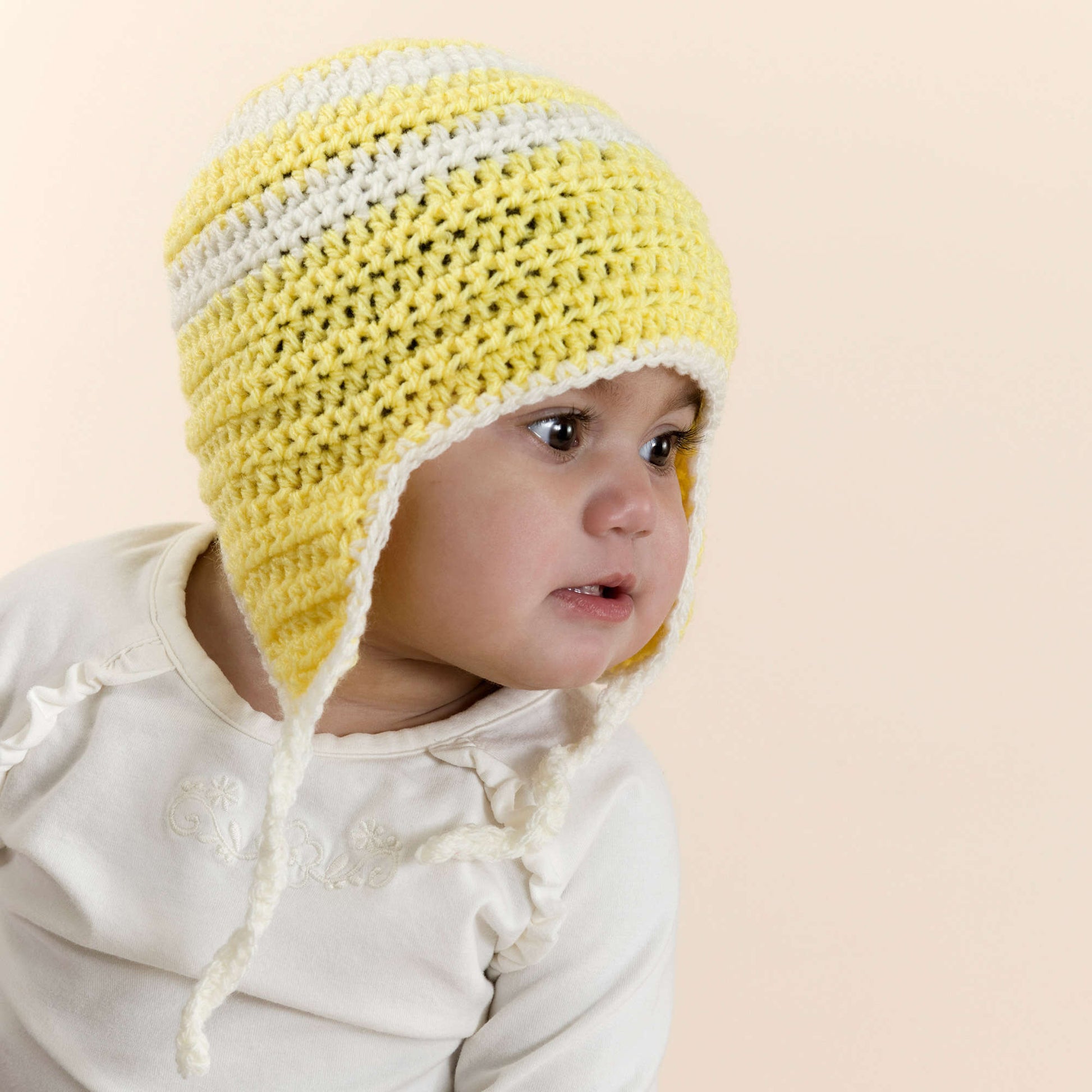 Free Red Heart Child's Crochet Earflap Hat Pattern