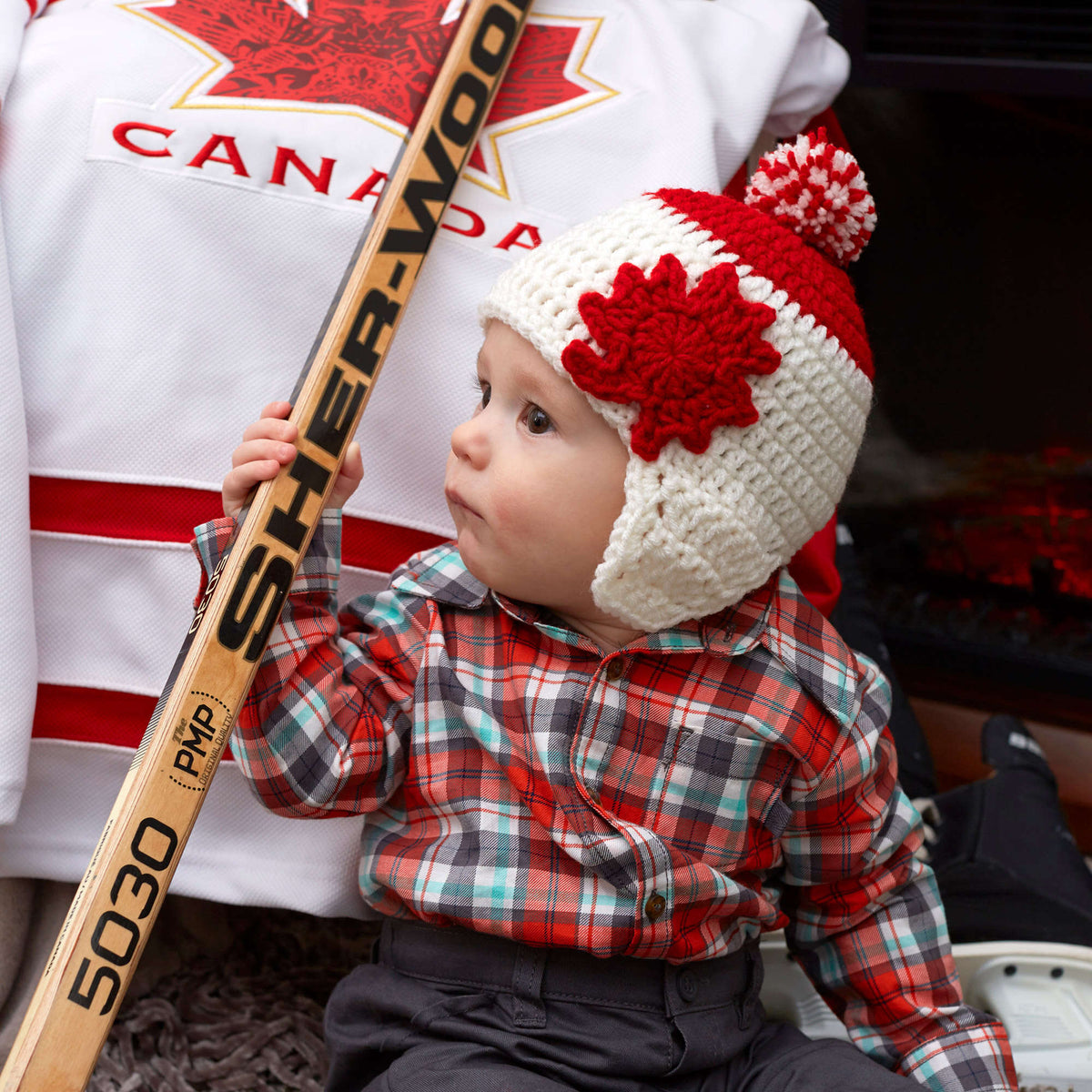 Crochet Hat made in Red Heart Super Saver Yarn