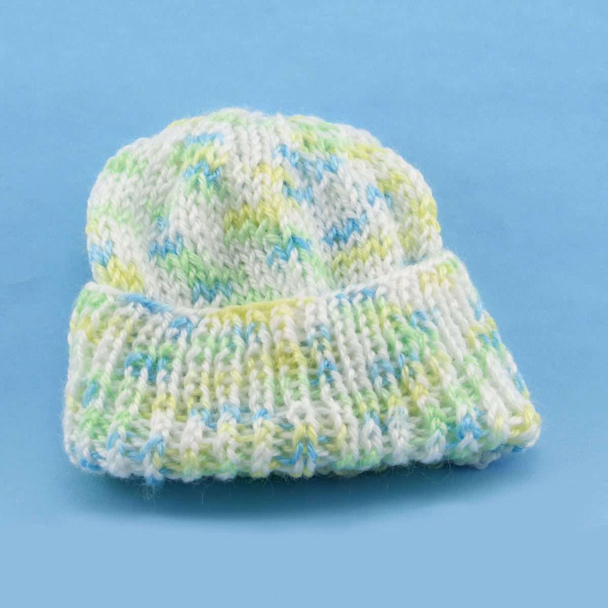 Crochet Cap made in Red Heart Soft Baby Steps Yarn