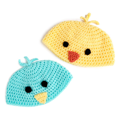 Red Heart Crochet Baby Chick Hats Red Heart Crochet Baby Chick Hats
