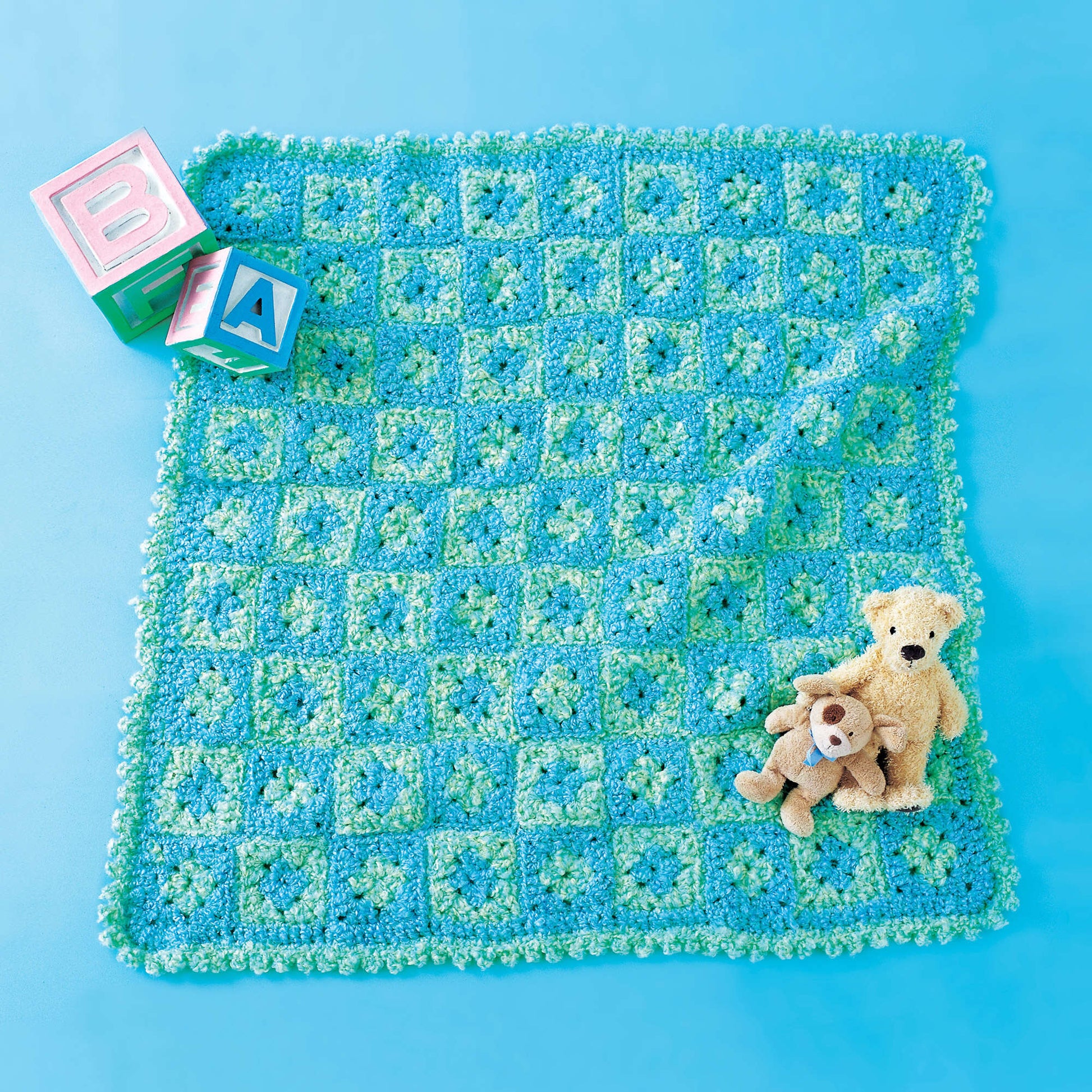 Free Red Heart Crochet Baby Play Mat Pattern