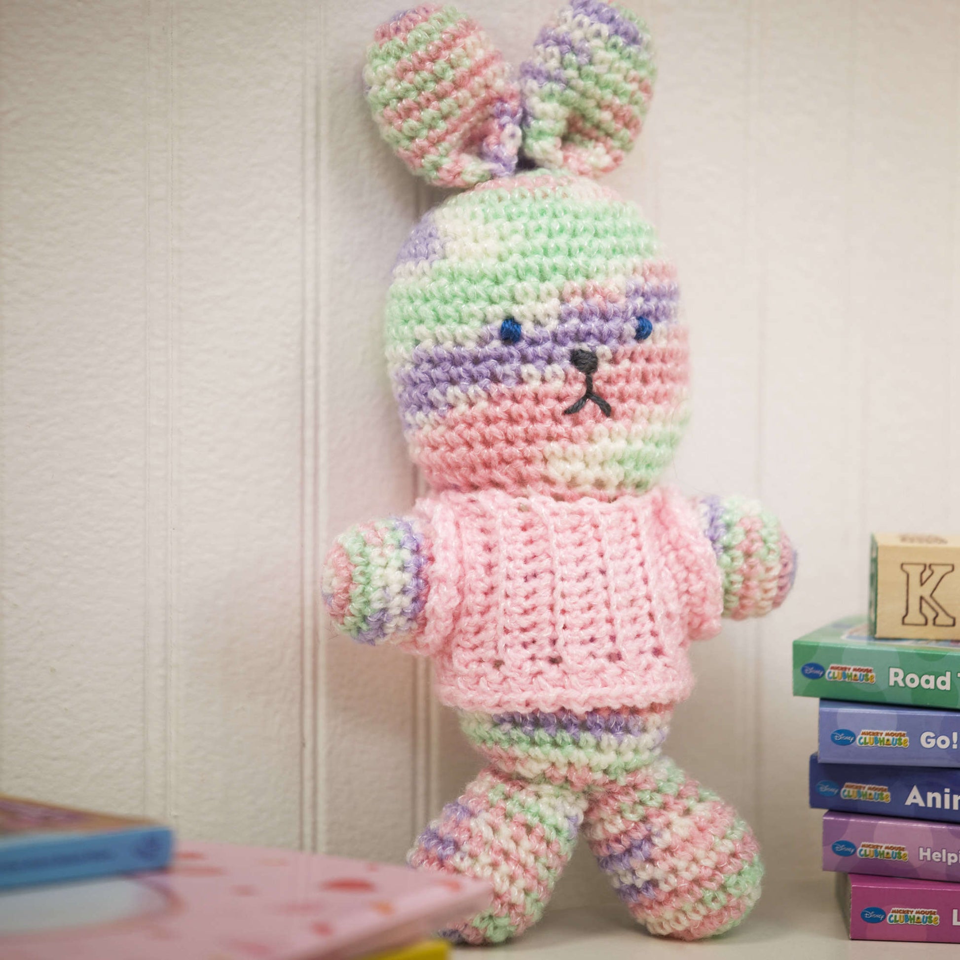 Free Red Heart Crochet My First Bunny Pattern