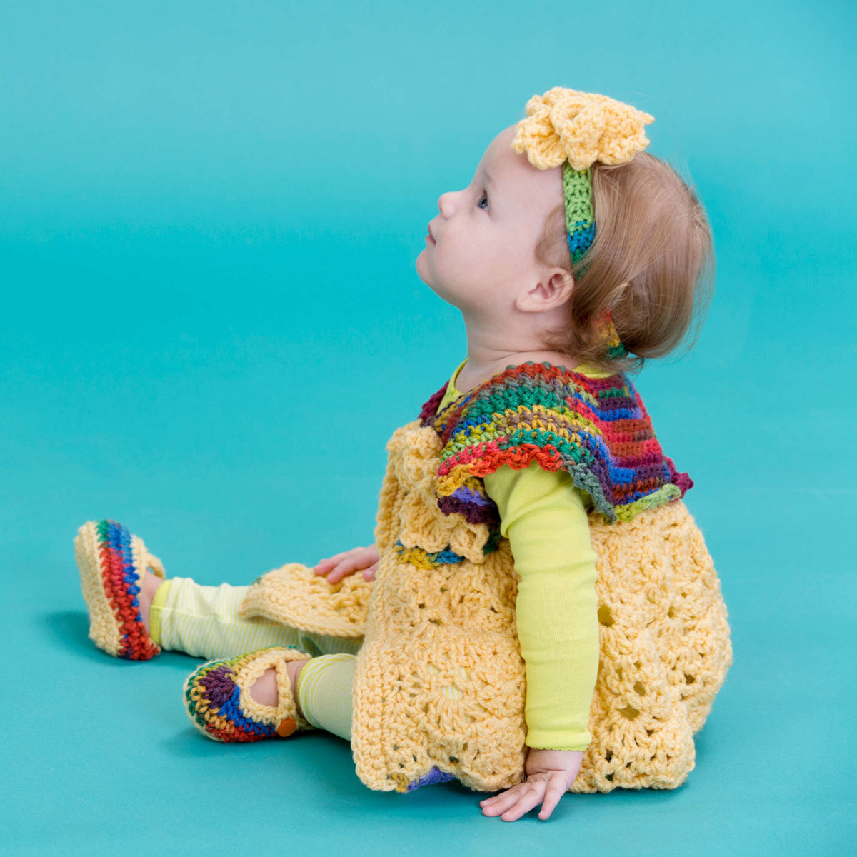 Crochet Set made in Red Heart Super Saver Yarn