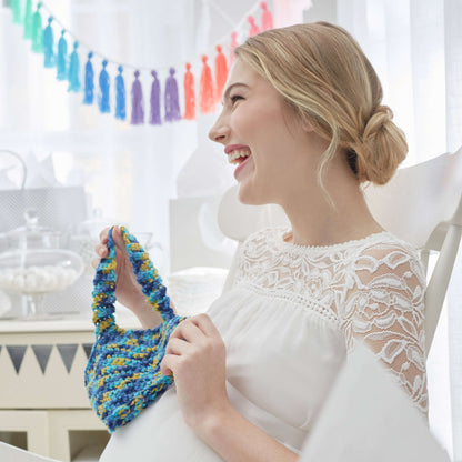 Red Heart Crochet Baby Bibs Crochet Bib made in Red Heart Baby Hugs Medium Yarn