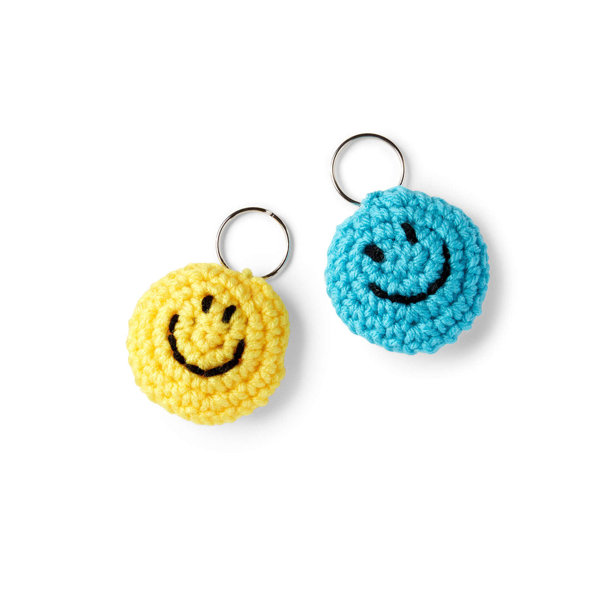 Crochet Key Chain made in Red Heart Super Saver Yarn