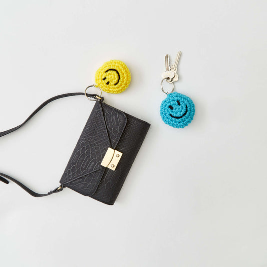 Crochet Key Chain made in Red Heart Super Saver Yarn