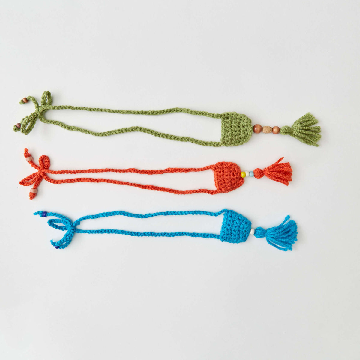 Crochet Necklace made in Red Heart With Love Yarn