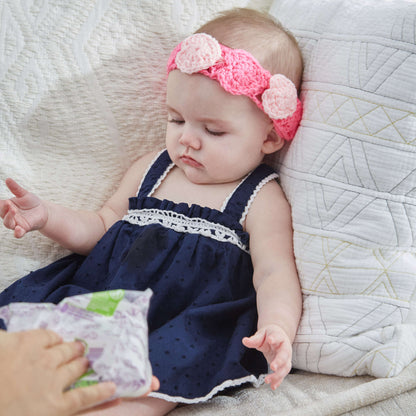 Red Heart Crochet Loving Hearts Headband Crochet Headband made in Red Heart Super Saver Yarn